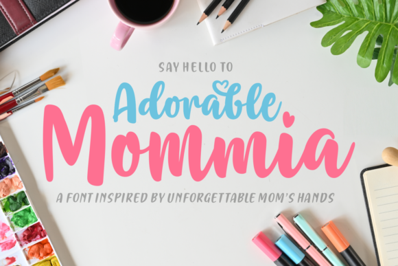Adorable Mommia Font: Whimsical Typography for Web Design