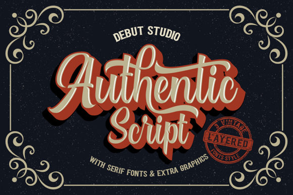 Authentic Duo: A Versatile Font for Crafters and Creators