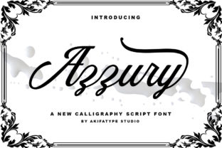Azzury Font Review: Vintage Script for Web Design