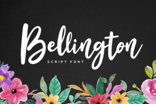 Bellington Font: A Romantic Script for Brand Identity