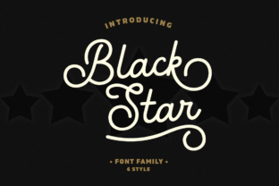Black Star Family: A Versatile Font for Engaging Brand Content