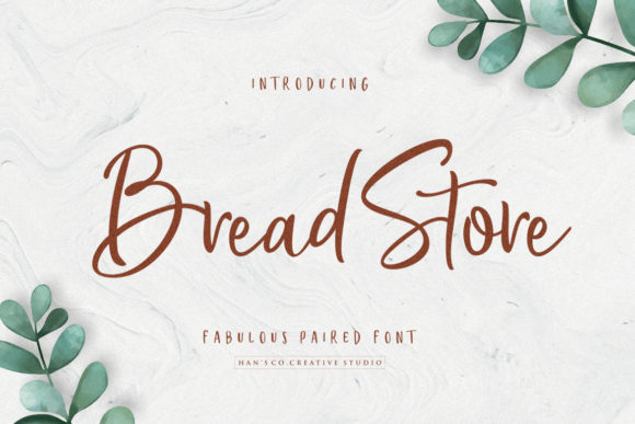 Bread Store Font Review: Playful Elegance for Branding