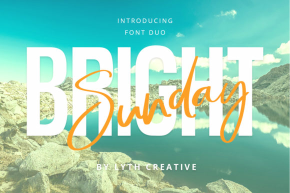 Bright Sunday Font: Elevating Campaign Visuals