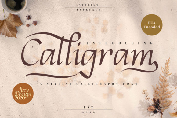 Calligram: A Stylish Calligraphy Font for Web Design