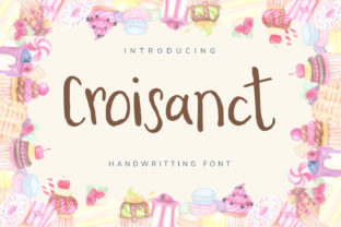 Croisanct Font: A Sweet Handwritten Typeface for Web