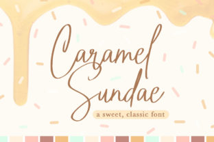 Enhance Your Brand with Caramel Sundae Font