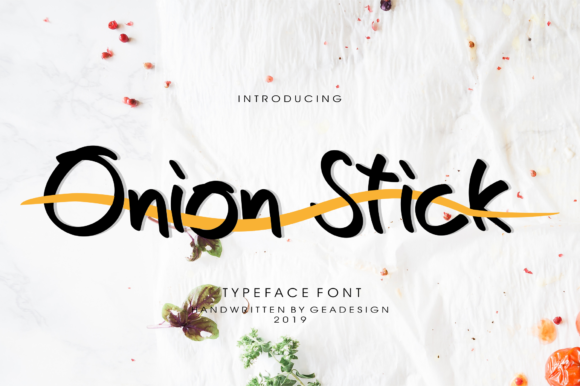 Enhance Your Brand with the Playful Onion Stick Font