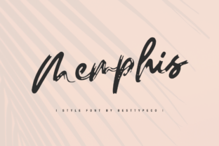 Memphis Font: A Handwritten Typeface for Authentic Branding