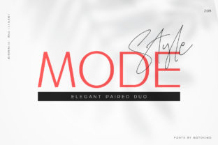 Mode Style Duo Font Review for Campaign Design