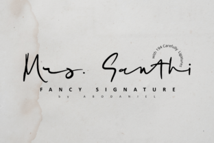 Mrs. Santhi Font: Warm Script for Digital Marketing