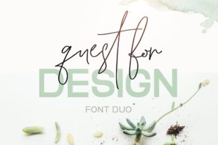 Quest for Design Family: A Versatile Font for Editorial Brilliance
