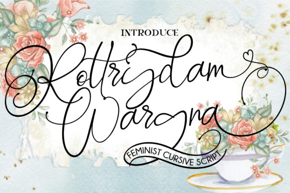 Rottrydam Wargna Font for Digital Brand Identity