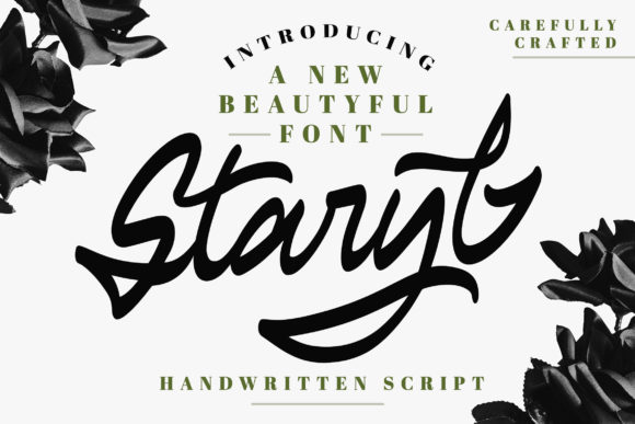Staryl Font: Elevating Editorial Design with Bold Script