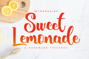 Sweet Lemonade: A Handwritten Font for Editorial Elegance