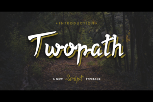 Twopath Font: Authentic Handwritten Charm for Digital Campaigns