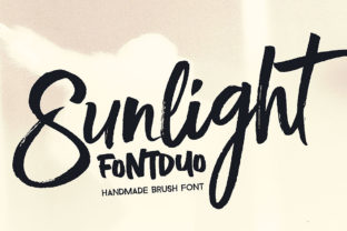 Unleash Creativity with Sunlight Duo: A Handwritten Brush Font
