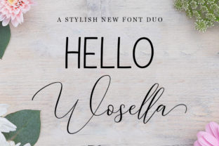 Wosella Duo: A Dynamic Font for Editorial Elegance