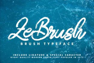 ZeBrush Font: Modern Handwritten Style for Makers